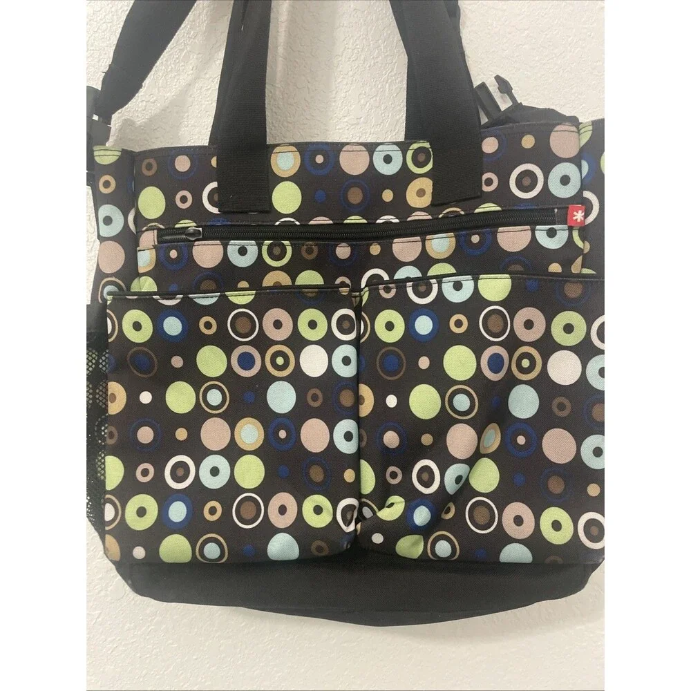 SKIP HOP Retired Design Designer Baby Diaper Bag W diaper Changing Pad Dad Bag